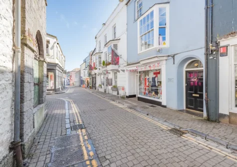 Outside Berlin House, Tenby