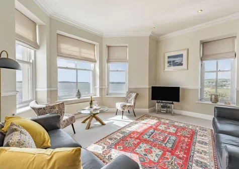 The living area at Blue Haze, TenbyBlue Haze, Tenby