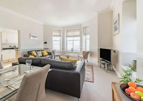 The living area at Blue Haze, TenbyBlue Haze, Tenby