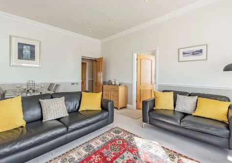 The living area at Blue Haze, TenbyBlue Haze, Tenby