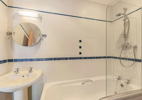 Bedroom #1 en-suite bathroom at Blue Haze, Tenby