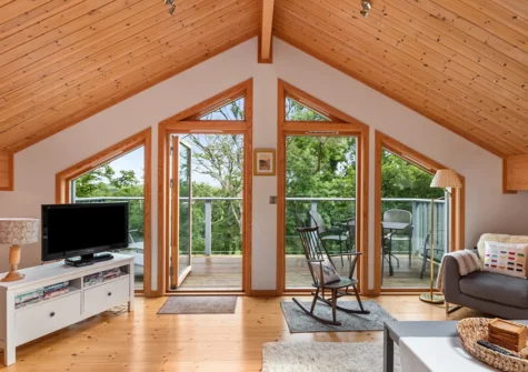 The living area at Blue South Wales, Tenby