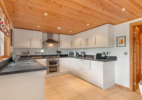 The kitchen at Blue South Wales, Tenby