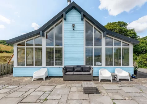 The patio at Boathouse On The Beach, Freshwater East