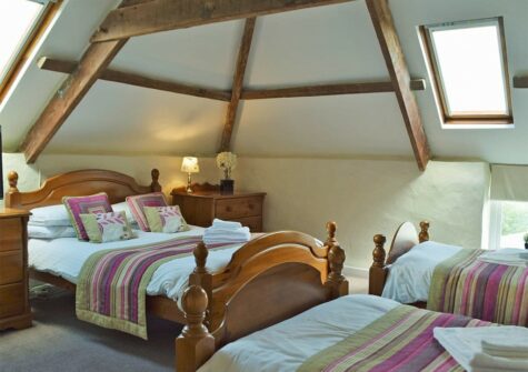 Bedroom #2 at Bravehearts, Celtic Haven Resort, Lydstep