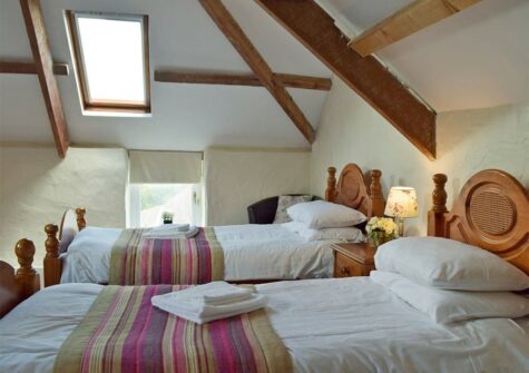 Bedroom #2 at Bravehearts, Celtic Haven Resort, Lydstep