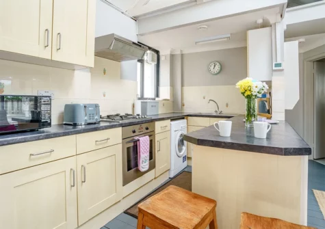 The kitchen at Brewery Cottage, Saundersfoot