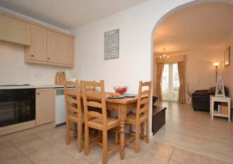 The kitchen & dining area at Broad Haven Beach Cottage, Broad Haven
