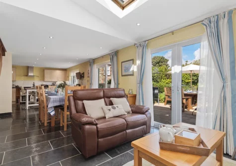 The living room at Bryn Olwyn, Little Newcastle