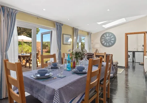 The dining area at Bryn Olwyn, Little Newcastle