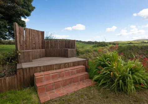 The garden at Bryn Olwyn, Little Newcastle