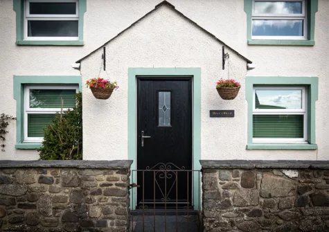 Outside Bryn Olwyn, Little Newcastle
