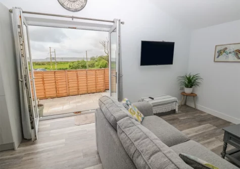 The living area at Caban Y Mor, Amroth