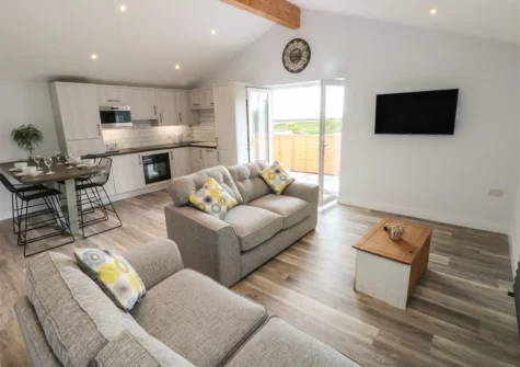 The living area at Caban Y Mor, Amroth