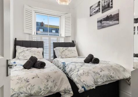 Bedroom #2 at Caldey Bay Apartment, Tenby