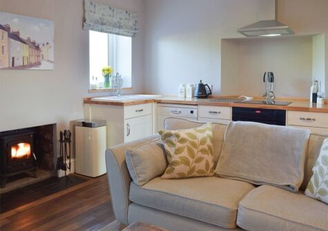 The living area at Caldey Island View, Penally