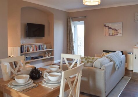 The dining area at Caldey Island View, Penally