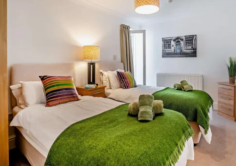 Bedroom #2 at Caldey View 1, Tenby