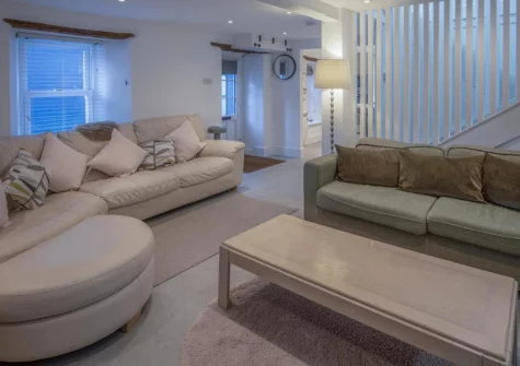 The living room at Caleb's Cottage, Solva