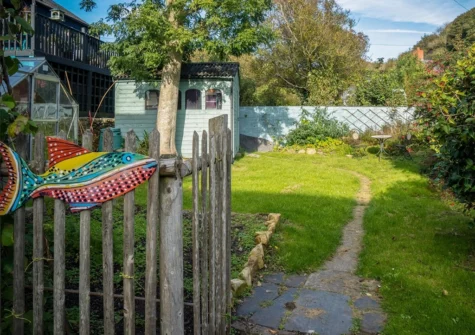 The garden at Caleb's Cottage, Solva