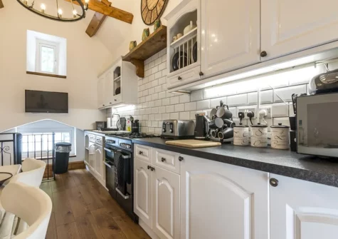 The kitchen at Call Of The Crow, Penally