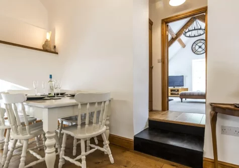 The dining area at Call Of The Crow, Penally