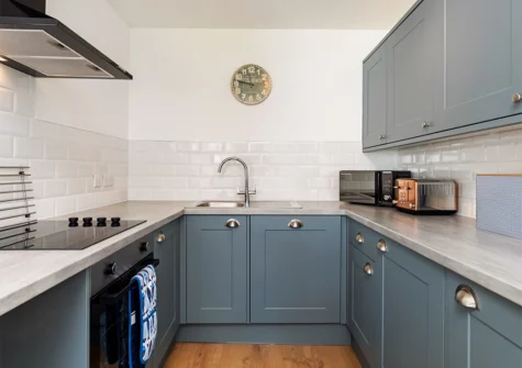 The kitchen at Calon Y Mor, Saundersfoot