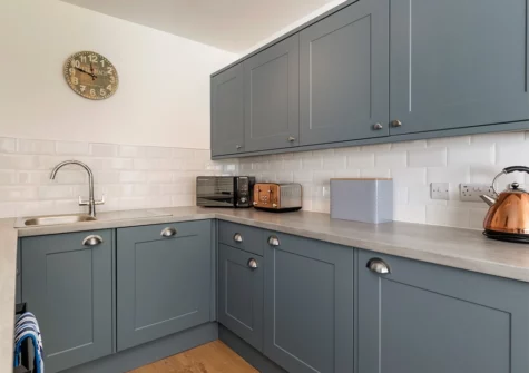 The kitchen at Calon Y Mor, Saundersfoot