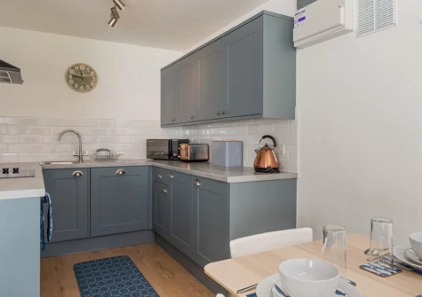 The kitchen at Calon Y Mor, Saundersfoot