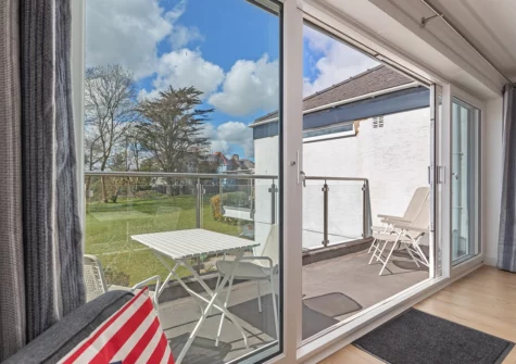 The balcony at Calon Y Mor, Saundersfoot