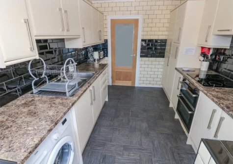 The kitchen at Cann Ross, Penally