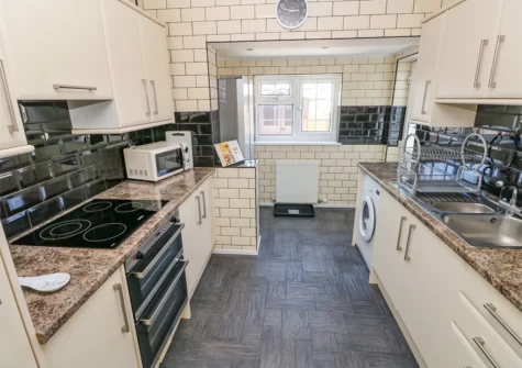 The kitchen at Cann Ross, Penally