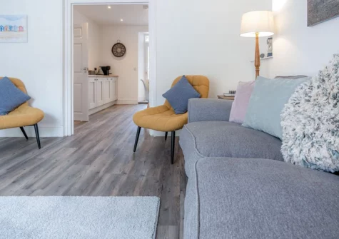 The living room at Canol Y Bryn, Tenby