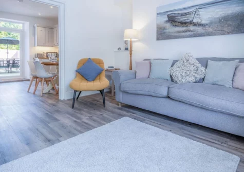 The living room at Canol Y Bryn, Tenby