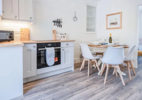 The kitchen & dining area at Canol Y Bryn, Tenby