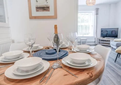 The dining area at Canol Y Bryn, Tenby
