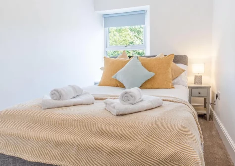 Bedroom #1 at Canol Y Bryn, Tenby