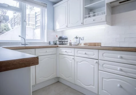 The kitchen at Captains Walk, Saundersfoot