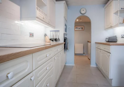 The kitchen at Captains Walk, Saundersfoot
