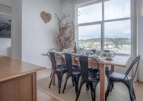 The dining area at Captains Walk, Saundersfoot