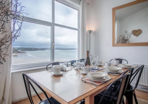 The dining area at Captains Walk, Saundersfoot