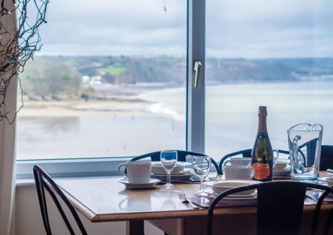 The dining area at Captains Walk, Saundersfoot