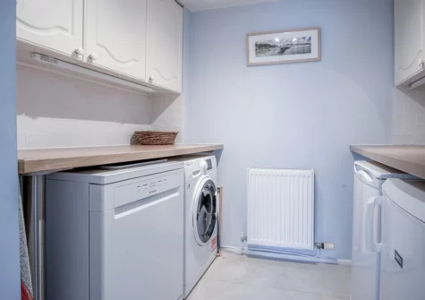 The utility room at Captains Walk, Saundersfoot