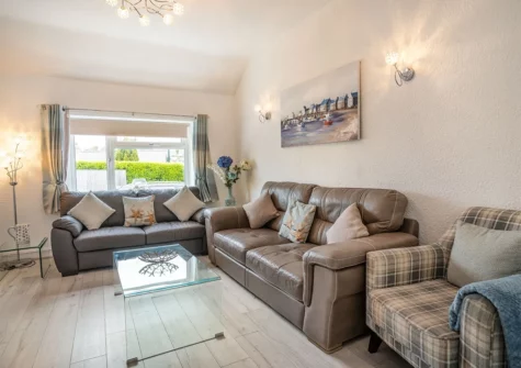 The living area at Captiva Cottage, Saundersfoot