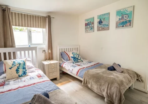 Bedroom #3 at Captiva Cottage, Saundersfoot