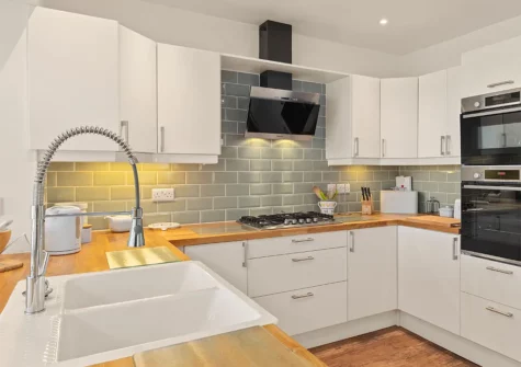 The kitchen at Carew Cottage, Manobier