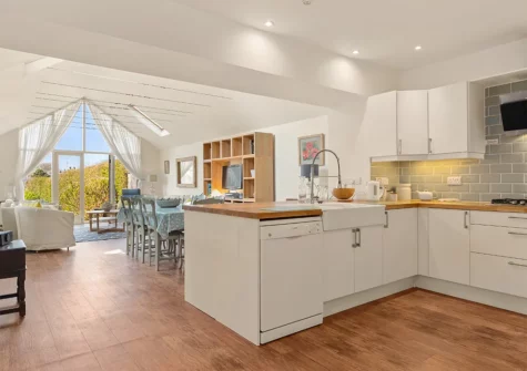 The kitchen at Carew Cottage, Manobier