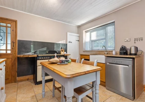 The kitchen at Cartref, Saundersfoot