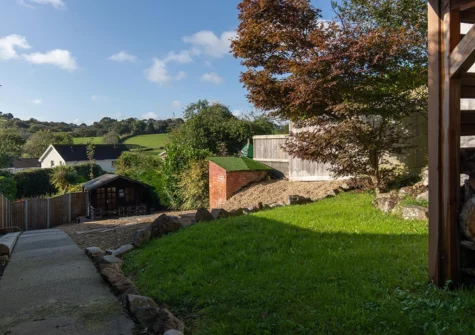 The garden at Cartref, Saundersfoot