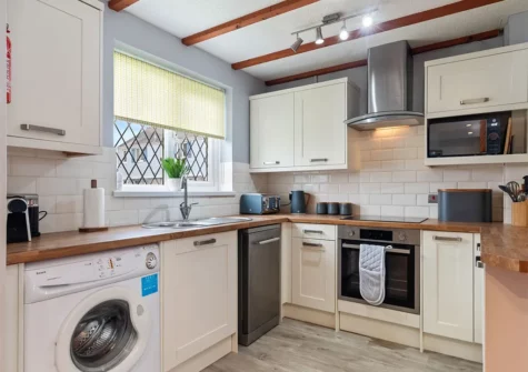 The kitchen at Cartwright's Cottage, St Florence